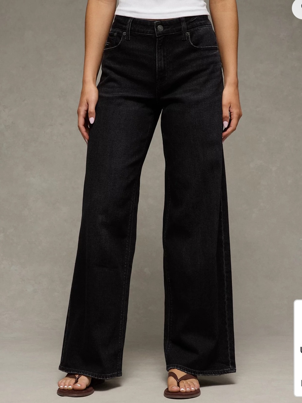 American Eagle Outfitters Black Baggy Denim Jeans - Picture 1 of 4